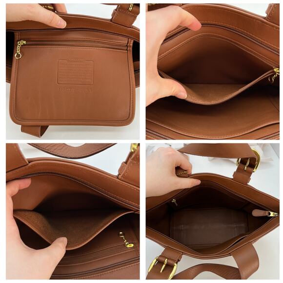 Vintage Coach Waverly Bag 4133 British Tan 1997 Turkey - Picture 10 of 10